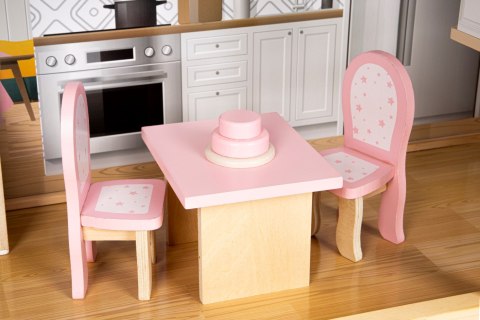 Domek dla Lalek Drewniany ECOTOYS MAYA 138 cm 28 Mebelków