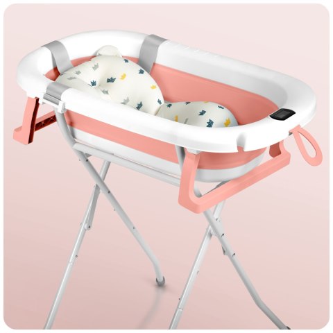 Wanienka składana RicoKids z termometrem LCD wkładką stojakiem
