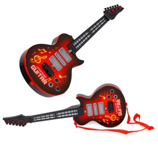 Gitara Dla Dzieci Z Oświetleniem LED – Interaktywna Gitara Muzyczna, 8 Melodii