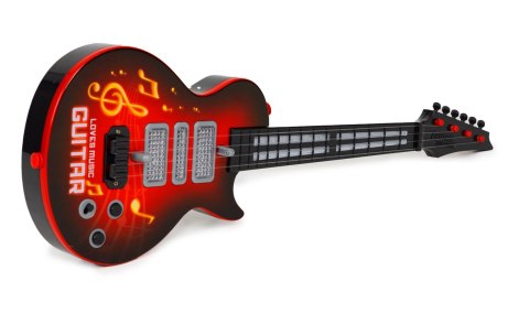 Gitara Dla Dzieci Z Oświetleniem LED – Interaktywna Gitara Muzyczna, 8 Melodii Gitara Dla Dzieci Z Oświetleniem LED – Interaktywna Gitara Muzyczna, 8 Melodii