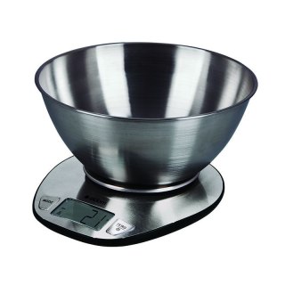 Waga Kuchenna Elektroniczna WK320 Inox – LCD, Zdejmowana Miska, 5kg