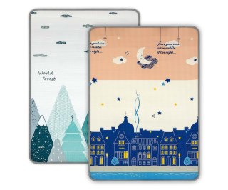 Mata Piankowa Zwijana Milly Mally KINDER Las i Miasto 120x178 cm