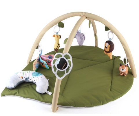 Mata Edukacyjna TinyMini Liść – 3w1 Sensoryczna 0+