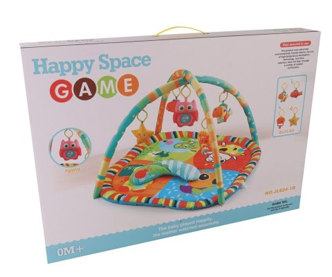 Mata Edukacyjna TinyMini 3w1 Kolorowe Zwierzątka 0+