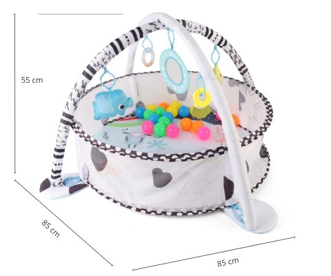 Mata Edukacyjna TinyMini 2w1 Basen z Piłkami 0+