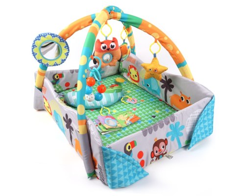 Mata Edukacyjna 4w1 TinyMini Dżungla, Suchy Basen