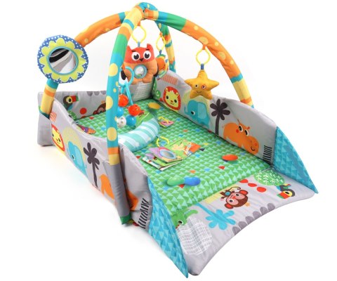 Mata Edukacyjna 4w1 TinyMini Dżungla, Suchy Basen