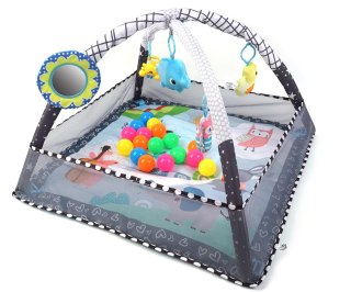 Mata Edukacyjna TinyMini 2w1 Kojec Z Piłeczkami 0+