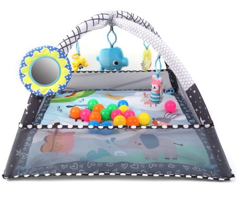 Mata Edukacyjna TinyMini 2w1 Kojec Z Piłeczkami 0+