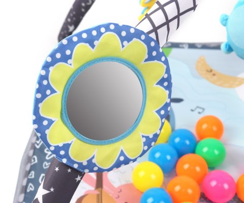 Mata Edukacyjna TinyMini 2w1 Kojec Z Piłeczkami 0+