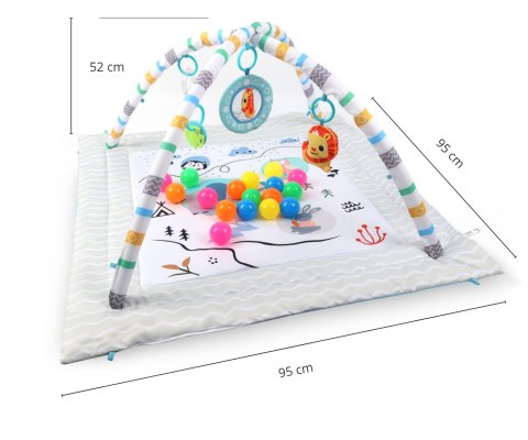 Mata Edukacyjna TinyMini 2w1 Zabawa w Górach 0+