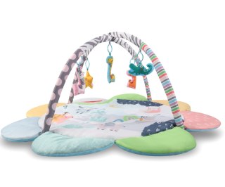 Mata Edukacyjna TinyMini 2w1 Kwiat Zoo Z Piłeczkami 0+