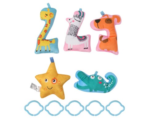 Mata Edukacyjna TinyMini 2w1 Kwiat Zoo Z Piłeczkami 0+