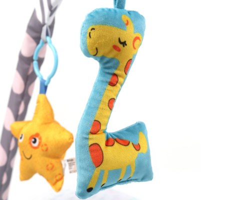 Mata Edukacyjna TinyMini 2w1 Kwiat Zoo Z Piłeczkami 0+