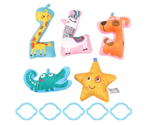 Mata Edukacyjna TinyMini 2w1 Kwiat Safari Z Piłeczkami 0+