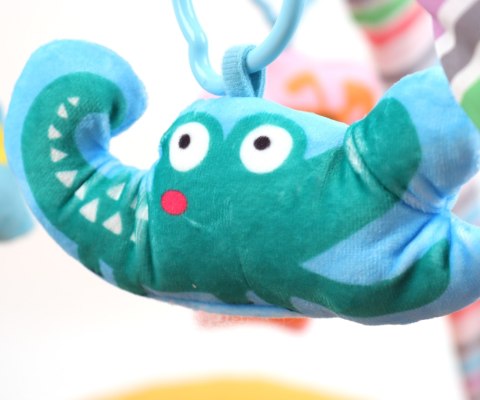 Mata Edukacyjna TinyMini 2w1 Kwiat Safari Z Piłeczkami 0+