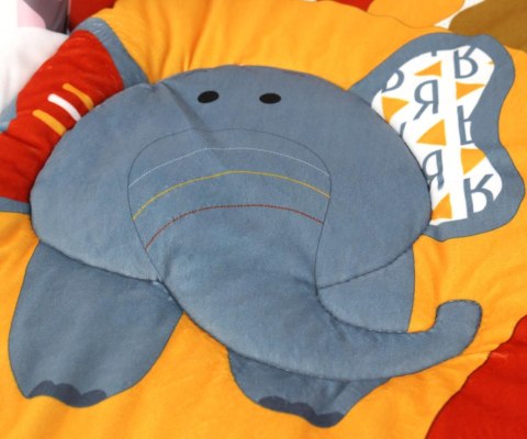 Mata Edukacyjna TinyMini 2w1 Kwiat Safari Z Piłeczkami 0+