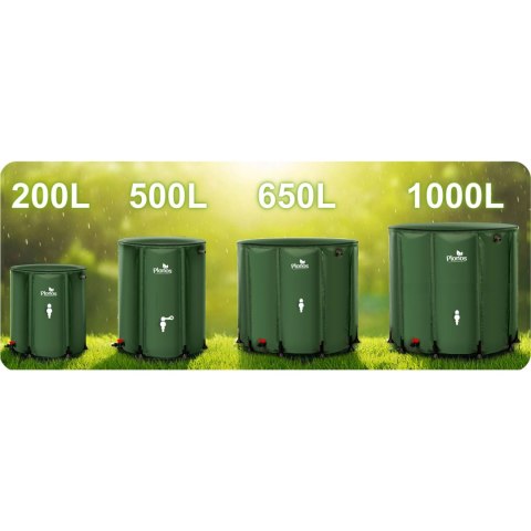 Zbiornik Na Deszczówkę PLONOS 1000 L – Składany, Z Kraniem