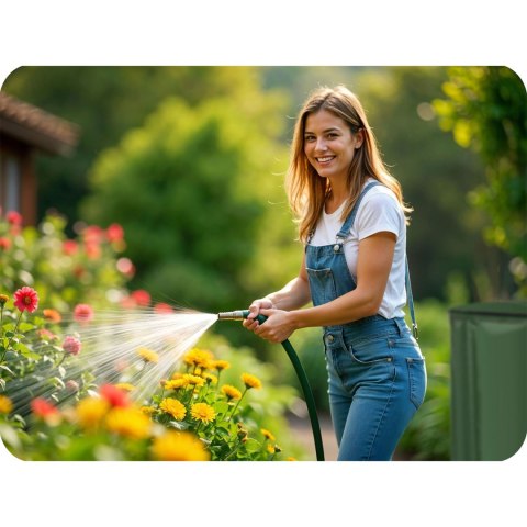 Zbiornik Na Deszczówkę PLONOS 1000 L – Składany, Z Kraniem