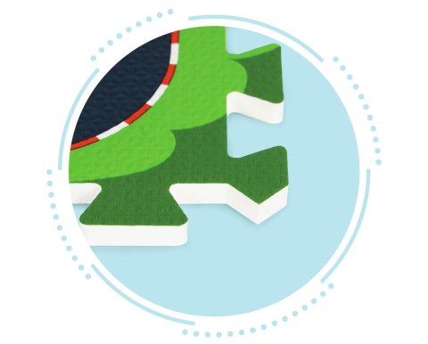 Piankowa Mata Puzzle IPLAY 114x86 Cm – Miasto, 12 Elementów, Antypoślizgowa