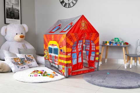Namiocik Domek Strażaka IPLAY – Namiot Do Zabawy Dla Dzieci 95x72x102 cm