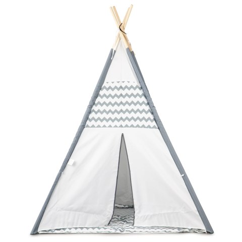 Namiot Tipi Dla Dzieci ECOTOYS Wigwam Z Podłogą 120x120x160 Cm