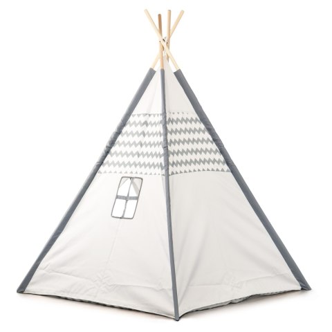Namiot Tipi Dla Dzieci ECOTOYS Wigwam Z Podłogą 120x120x160 Cm