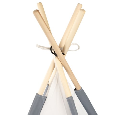 Namiot Tipi Dla Dzieci ECOTOYS Wigwam Z Podłogą 120x120x160 Cm