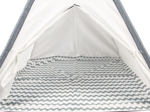 Namiot Tipi Dla Dzieci ECOTOYS Wigwam Z Podłogą 120x120x160 Cm