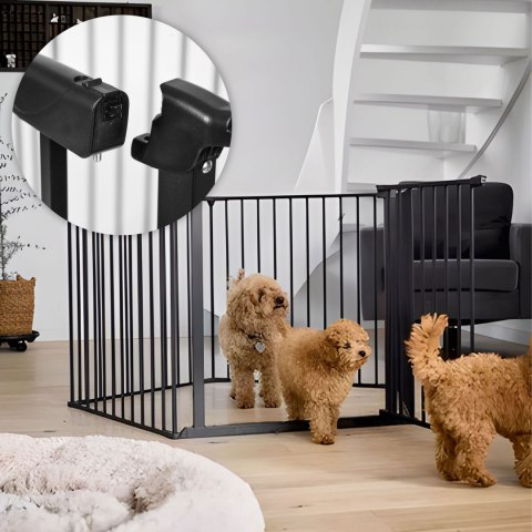 Barierka Zabezpieczająca Składana 300 cm, 5 Paneli Kojec, Bramka ECOTOYS