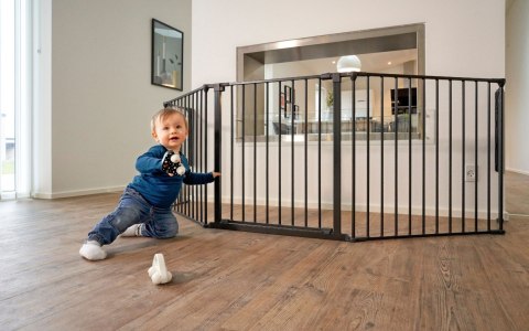 Barierka Zabezpieczająca Składana 300 cm, 5 Paneli Kojec, Bramka ECOTOYS