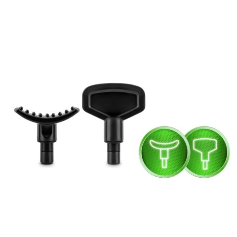 Pistolet do Masażu Neo-Sport NS-500 8 Końcówek LCD Etui Czarny