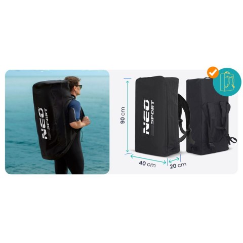 Deska SUP pompowana 320 x 84 x 15 cm Aquasurf paddle board 140 kg Neo