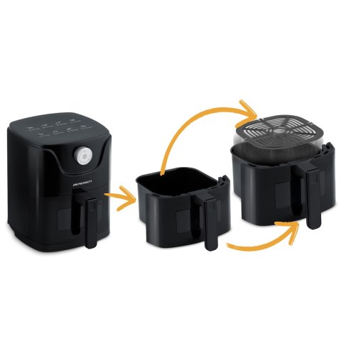 Kompaktowa Frytkownica Beztłuszczowa Air fryer Berdsen BD-654 2,5 L – 1000 W