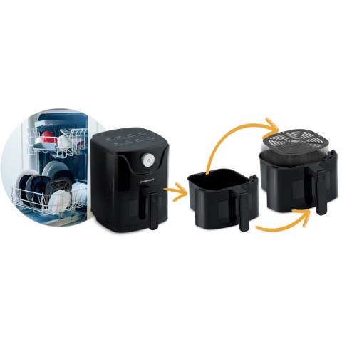 Kompaktowa Frytkownica Beztłuszczowa Air fryer Berdsen BD-654 2,5 L – 1000 W