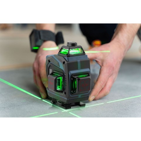Laser Krzyżowy Humberg HM-170, Statyw, Walizka, 16 Linii, 2 Akumulatory