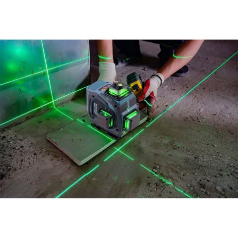 Laser Krzyżowy Humberg HM-170, Statyw, Walizka, 16 Linii, 2 Akumulatory