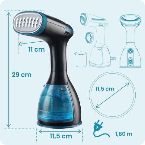 Steamer Parowy Berdsen BD-310 – Parownica Do Ubrań 1500W, 280ml