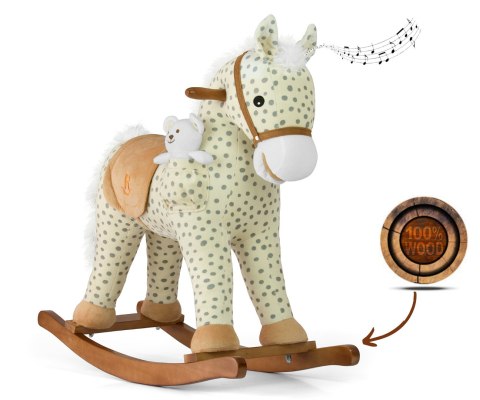 Konik Pony – Interaktywny Konik Na Biegunach Z Misiem