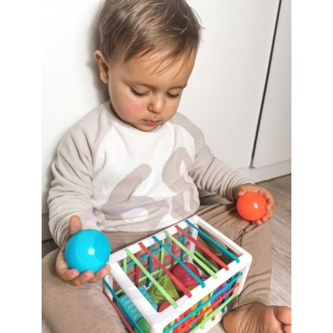 Elastyczna Kostka Sensoryczna od WOOPIE Sorter Kształty 13 el.