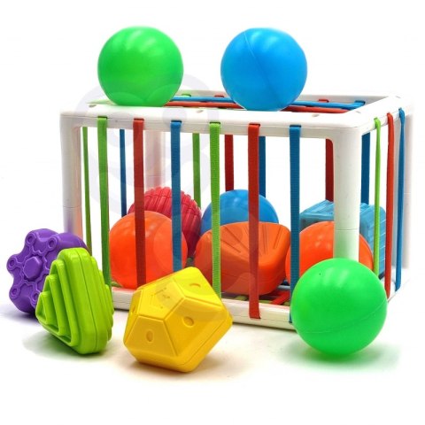 Elastyczna Kostka Sensoryczna od WOOPIE Sorter Kształty 13 el.