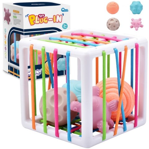 WOOPIE BABY Elastyczna Kostka Sensoryczna Sorter dla Dzieci Zwariowane Kształty 5 el. WOOPIE BABY Elastyczna Kostka Sensoryczna Sorter dla Dzieci Zwariowane Kształty 5 el.