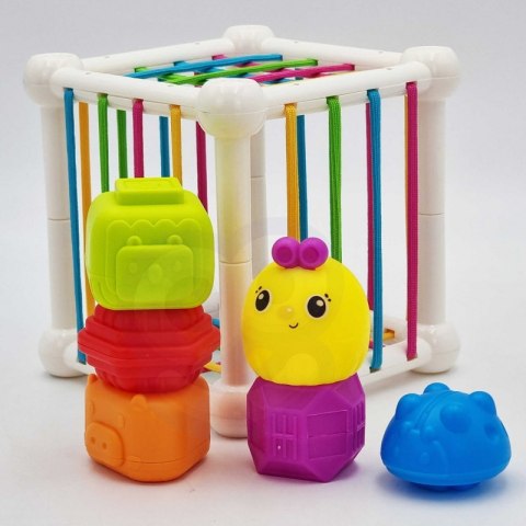 WOOPIE BABY Kostka Sensoryczna Sorter dla Dzieci Zwierzątka + Grzechotka 7 el. WOOPIE BABY Kostka Sensoryczna Sorter dla Dzieci Zwierzątka + Grzechotka 7 el.