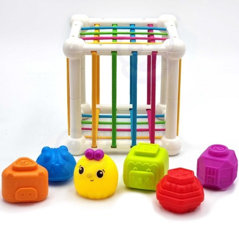WOOPIE BABY Kostka Sensoryczna Sorter dla Dzieci Zwierzątka + Grzechotka 7 el. WOOPIE BABY Kostka Sensoryczna Sorter dla Dzieci Zwierzątka + Grzechotka 7 el.