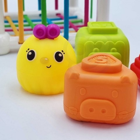 WOOPIE BABY Kostka Sensoryczna Sorter dla Dzieci Zwierzątka + Grzechotka 7 el. WOOPIE BABY Kostka Sensoryczna Sorter dla Dzieci Zwierzątka + Grzechotka 7 el.