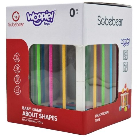 WOOPIE BABY Kostka Sensoryczna Sorter dla Dzieci Zwierzątka + Grzechotka 7 el. WOOPIE BABY Kostka Sensoryczna Sorter dla Dzieci Zwierzątka + Grzechotka 7 el.