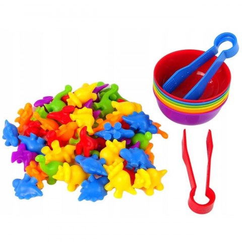 WOOPIE Zabawka Edukacyjna Sorter Dinozaury dla Dzieci Montessori 56 el WOOPIE Zabawka Edukacyjna Sorter Dinozaury dla Dzieci Montessori 56 el
