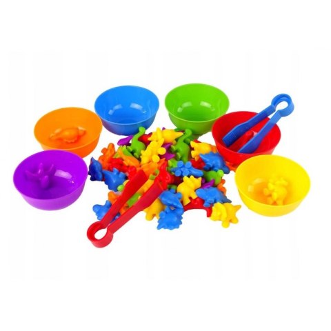 WOOPIE Zabawka Edukacyjna Sorter Dinozaury dla Dzieci Montessori 56 el WOOPIE Zabawka Edukacyjna Sorter Dinozaury dla Dzieci Montessori 56 el