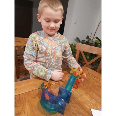 Magnetyczne Klocki WOOPIE Zestaw Konstrukcyjny Świecące 49 el Magnetyczne Klocki WOOPIE Zestaw Konstrukcyjny Świecące 49 el
