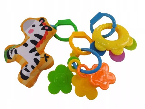 Walec Sensoryczny Dla Niemowląt 3w1 Z Grzechotką I Zawieszkami